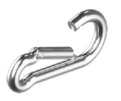 U-Hardware Carabiner SS 5 x 50 mm (10 pcs)