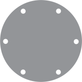 Johnson Pump 01-4483 - Stainless Steel Cover For Pump F7B (With Grooves For O-Ring)