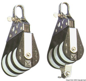 Viadana Wind Speed Ball Bearing Triple Block with Fixed Head for Rope up to 8-12 mm
