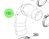 Steyr 2180646-0 - Molded Hose