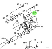 Bukh 500D2376 - M8x80 Set Screw for DV36 and DV48 Engines