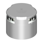 Lopolight 201-012-CD - Navigation Light 2NM 360° White, Silver W/Connector & Alu-Base (CD)