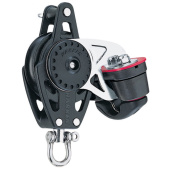 Harken HK2646 Carbo Air Block 40 mm Single with Cam and Becket for Rope 10 mm 