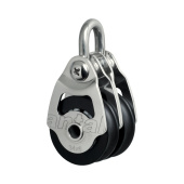 Antal 00303 - Stainless Steel 316 Mini Block Series 34x6, Ball Bearing, Double Block