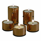 Delite 603503 - Tealight Holder Bairn Polished Copper Height 30 mm