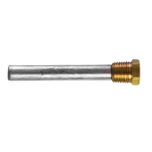 Tecnoseal USA Universal Zinc Pencil Anodes Complete with Brass Plugs – NPT Thread