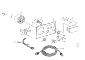 Nanni Diesel 970301642 - GAUGE,VDO,TACH,4000 12-24V 2P for 2.50HE/4.220HE/5.280HE