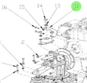 Nanni Diesel 95310771 - Engine Mount Bracket for N2 Series Engines