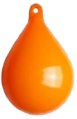 Allpa Anchor (Marker) Buoy, Ø150mm, L=200mm, Orange (Size 1)
