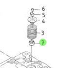 Nanni Diesel 970307541 - Valve Stem Seal for HE and N-Series Engines