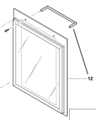 Isotherm SGC00286AA - Replacement Glass Door (Right Swing) for Divino 35 Wine Cooler