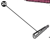 Isotherm SBE00216AA - Lid Metal Left with Bushes and Screws for BI-172 Built-In Refrigerator/Freezer