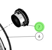 Alamarin Jet 11202 - Rear Bearing Housing for Jet-340 Water Jets