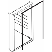 Isotherm SGB00010AA - Kit 3-Side Flush Mounting Frame Black CR85