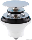 Osculati 50.185.06 -Release Straight 45 mm with Chrome Mushroom Stopper