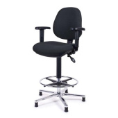 Hollex Steering Chair Delta II Fabric Black