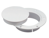 Marinco N10864DW - Nicro Snap-In Deck Plate 4" White