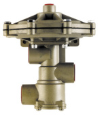 Kobelt 3329 - Pilot Operated Pressure Compensating Relay Valve, High Accuracy, Bronze & Stainless Steel, 5/8" Full Air Flow