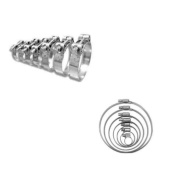 Nanni Diesel QCT05255NI – T-Bolt Clamp Ø52–55 mm, Band 20 mm