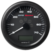 Veratron ViewLine GPS Speedometer 0-70 kn Black 110 mm