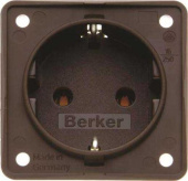 Berker 230V Earthed Socket