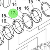 Nanni Diesel 970314837 - Standard Thrust Bearing for N4 Series Engines