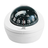 Plastimo 63864 - White Compass Offshore 75, Black Conical Card, Zone ABC (Worldwide)