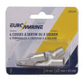 Euromarine Crimp Or Solder Terminal Ø08.4mm - 35mm² - Set Of 4