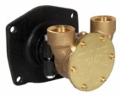 Jabsco 10970 - ¾" Bronze Pump, 40-size, Flange-mounted With NPT Threaded Ports