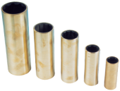 Allpa Neoprene Propeller Shaft Bearing (Brass) For Shaft 1-1/8", Outer Size 1-5/8", L=4-1/2"