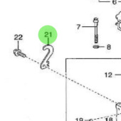 Nanni Diesel 970312019 - Engine Hanger No. 1 for T4.155 and 4.380TDI Engines