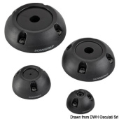 Osculati 14.170.12 - Vertical black plastic cable seal Ø 12/15 mm
