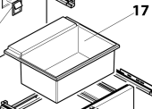 Isotherm SGC00396AA – White Plastic Lower Drawer for DR160 Light Refrigerator