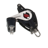 Allpa Aluminum Single Ball Bearing Ratchet-Block (With Cleat & Swivel) 10mm