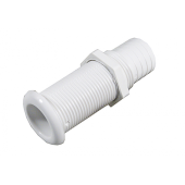 Nuova Rade PVC Through Hull 25 mm White