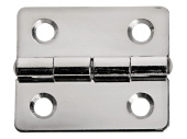 Rectangular Hinge 1.3-mm Mirror Polished Stailless Steel