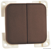 Osculati 14.660.02 - ON-OFF Double Switch Brown