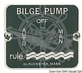 Osculati 16.600.00 - RULE Panel Switch For Bilge Pumps
