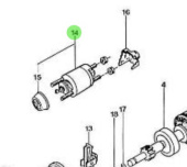 Nanni Diesel 970497306 - Starter Motor Relay for 2.60HE and 3.90HE Engines