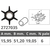 Finnord Johnson / Evinrude 2T 25HP Impeller