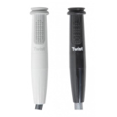 Whale DS2123B - Twist Mk2 Black Straight Hand Shower Hot/Cold