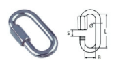 Euromarine A4 Stainless Steel Quick Links