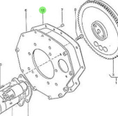 Nanni Diesel 970151706 - Flywheel Rear End Plate Gasket for HE Series Engines