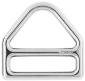 Wichard 6751 - Triangle with Bridge Stainless Steel 6 x 45 mm - 10 pieces