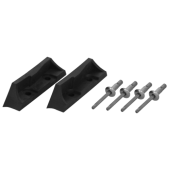 Goiot Tradidion Plastic Latch (Pair Of 2) For 34.20-Series, Rivets Supplied