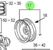 Nanni Diesel 970316140 - Flywheel Sub-Assembly for T4 Series Engines