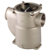 Guidi Water Strainer Mediterraneo Series with Polycarbonate Cover, BSPP Thread, Bronze