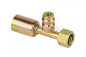 Webasto 6280110FG112A - Crimp Fitting Female 1/2 Inch 180 Degrees O-Ring Valve 7/8 Inch 14unf 2B