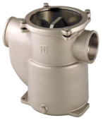 Allpa Nickel Plated Bronze Cooling Water Strainer (Robust) With Stainless Steel 316 Strainer, 1-1/4", H=176mm, 8800L/H