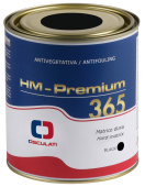 Osculati 65.612.13 - HM Premium 365 Hard Matrix Antifouling Black 0.75 l (6 pcs)